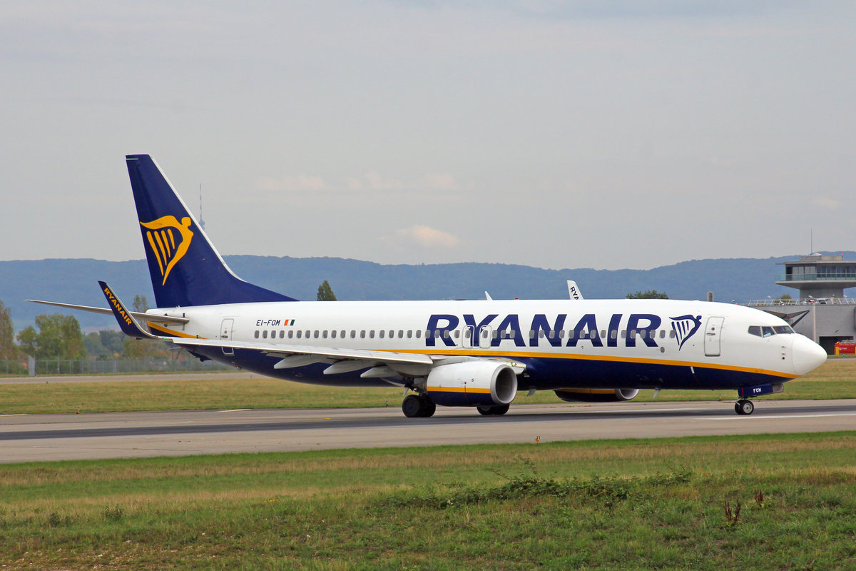 Ryanair, EI-FOM, Boeing B737-8AS, msn: 	44720/5784, 06.September 2018, BSL Basel-Mülhausen, Switzerland.