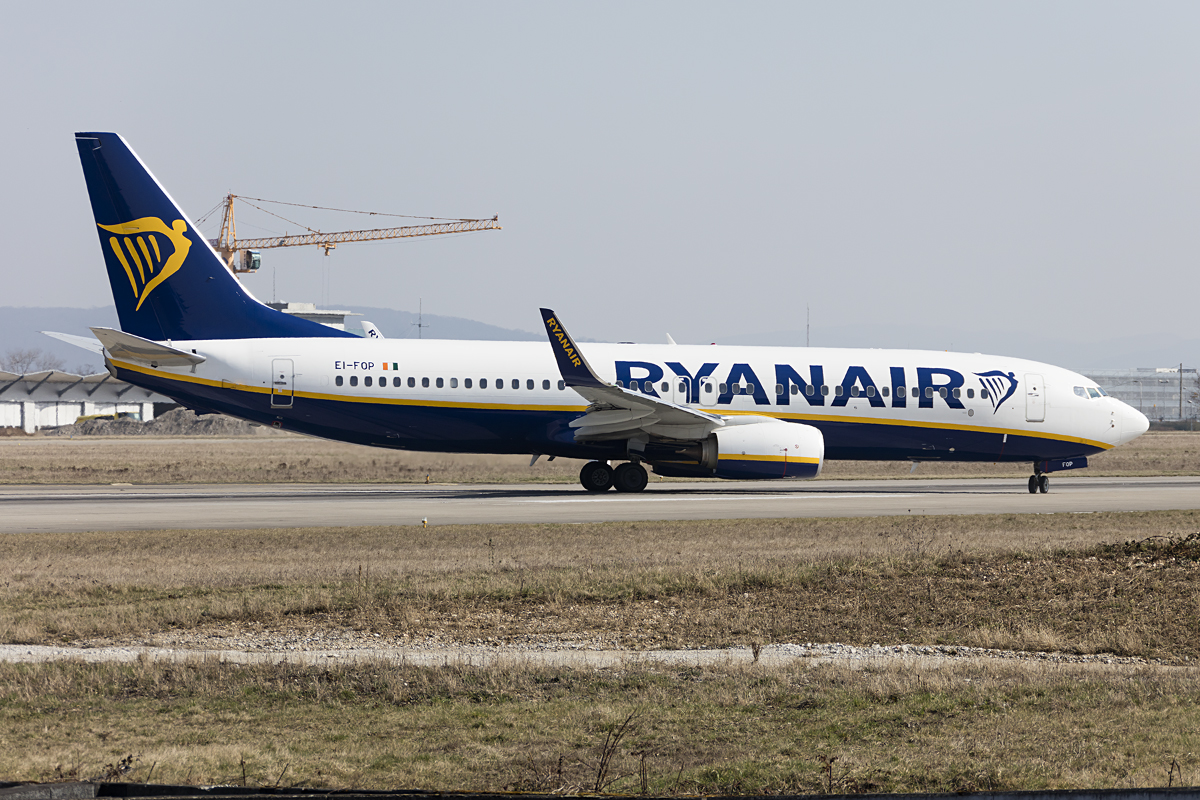 Ryanair, EI-FOP, Boeing, B737-8AS, 15.03.2017, BSL, Basel, Switzerland 



