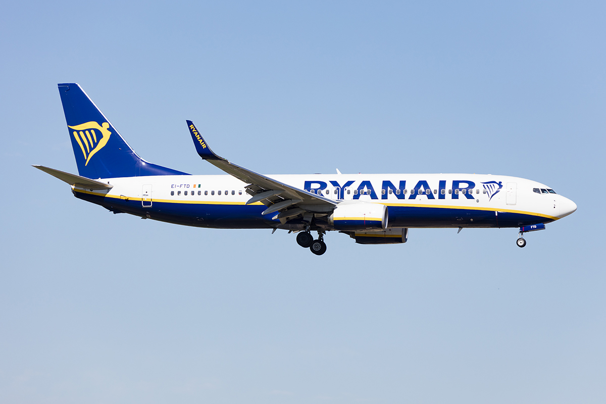 Ryanair, EI-FTD, Boeing, B737-8AS, 30.04.2017, FCO, Roma, Italy 



