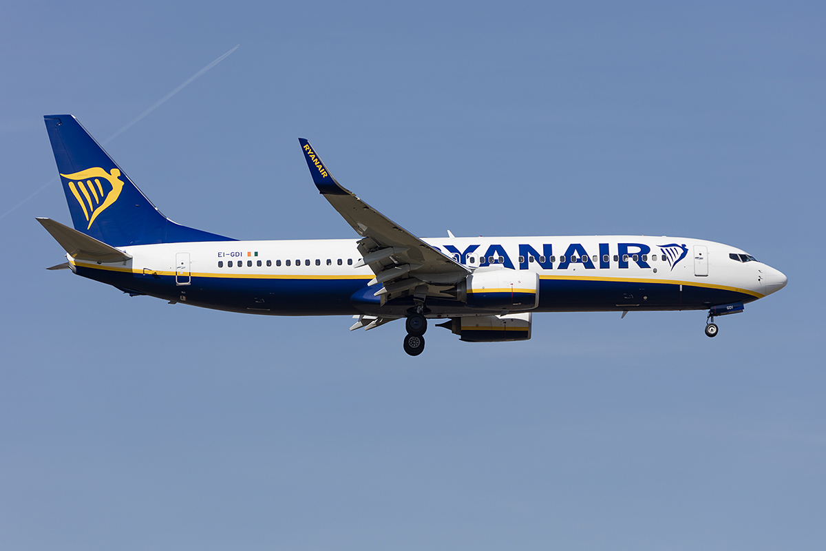 Ryanair, EI-GDI, Boeing, B737-8AS, 07.04.2018, FRA, Frankfurt, Germany 


