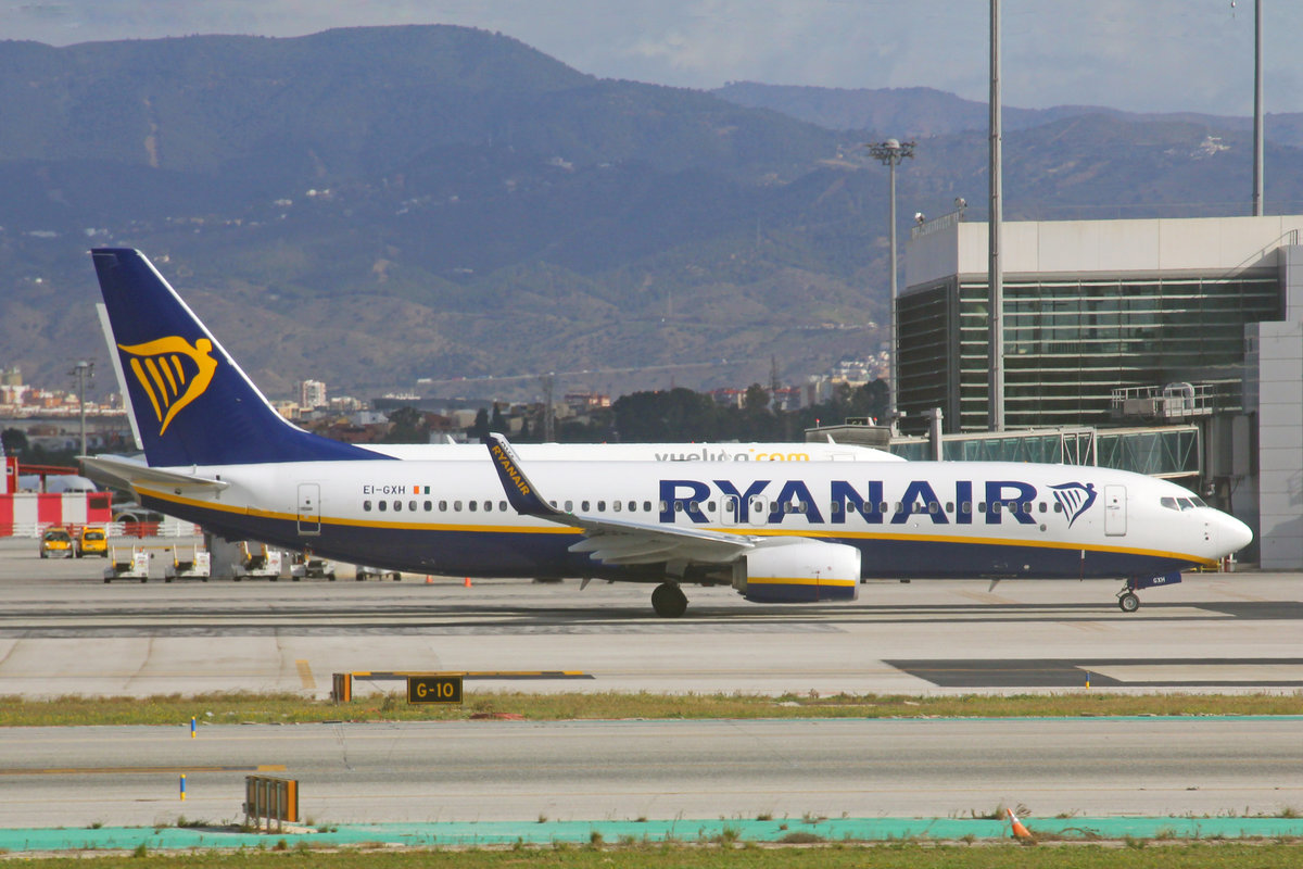 Ryanair, EI-GXH, Boeing 737-8AS, msn: 44852/7191, 30.Januar 2019, AGP Málaga-Costa del Sol, Spain.