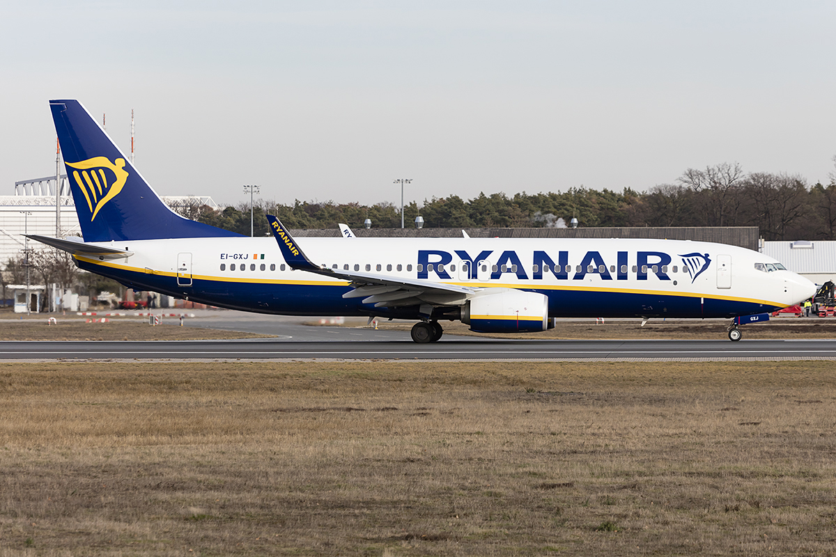 Ryanair, EI-GXJ, Boeing, B737-8AS, 13.02.2019, FRA, Frankfurt, Germany 


