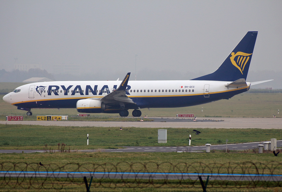 Ryanair(Malta Air), Boeing B 737-8AS, 9H-QCG, BER, 14.11.2021