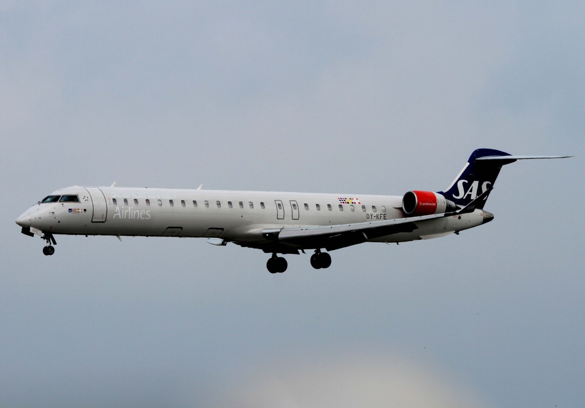 SAS (DK), OY-KFE  Ingemar Viking , Bombardier, CRJ-900 ER, 01.07.2013, DUS-EDDL, Dsseldorf, Germany 