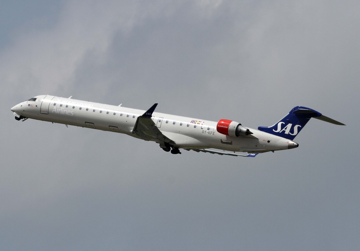 SAS (DK), OY-KFE  Ingemar Viking , Bombardier, CRJ-900 ER, 01.07.2013, DUS-EDDL, Dsseldorf, Germany 