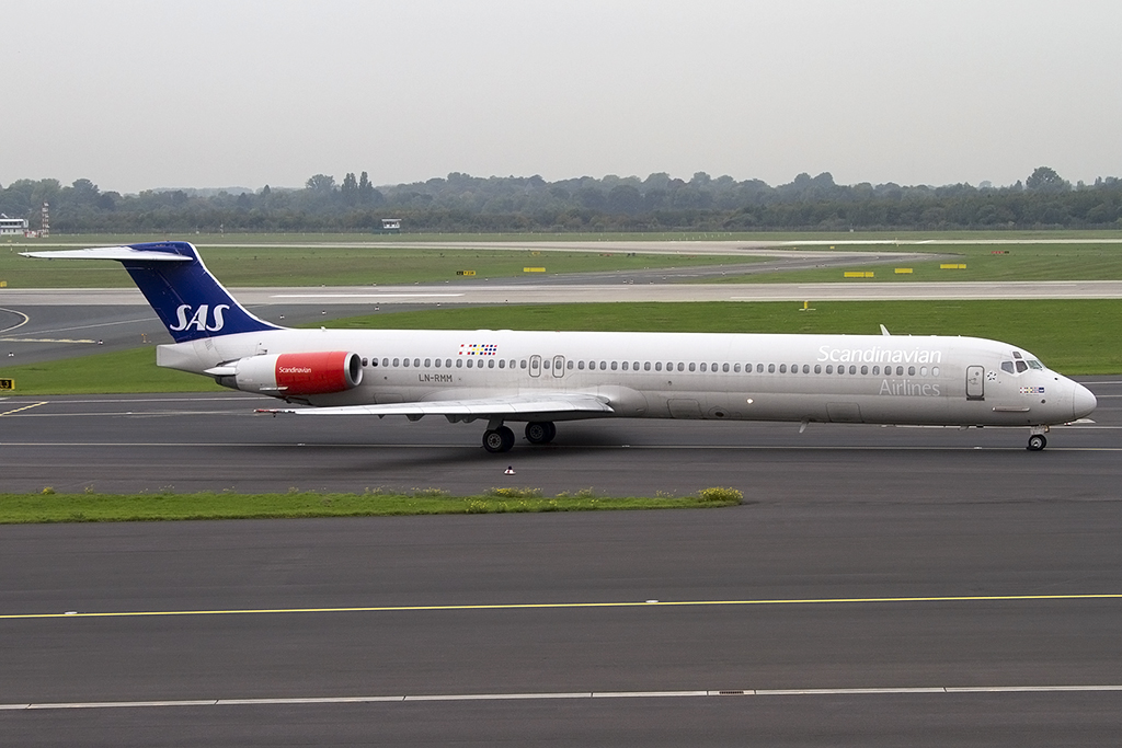 SAS, LN-RMM, McDonnell Douglas, MD-82, 08.10.2013, DUS, Düsseldorf, Germany 




