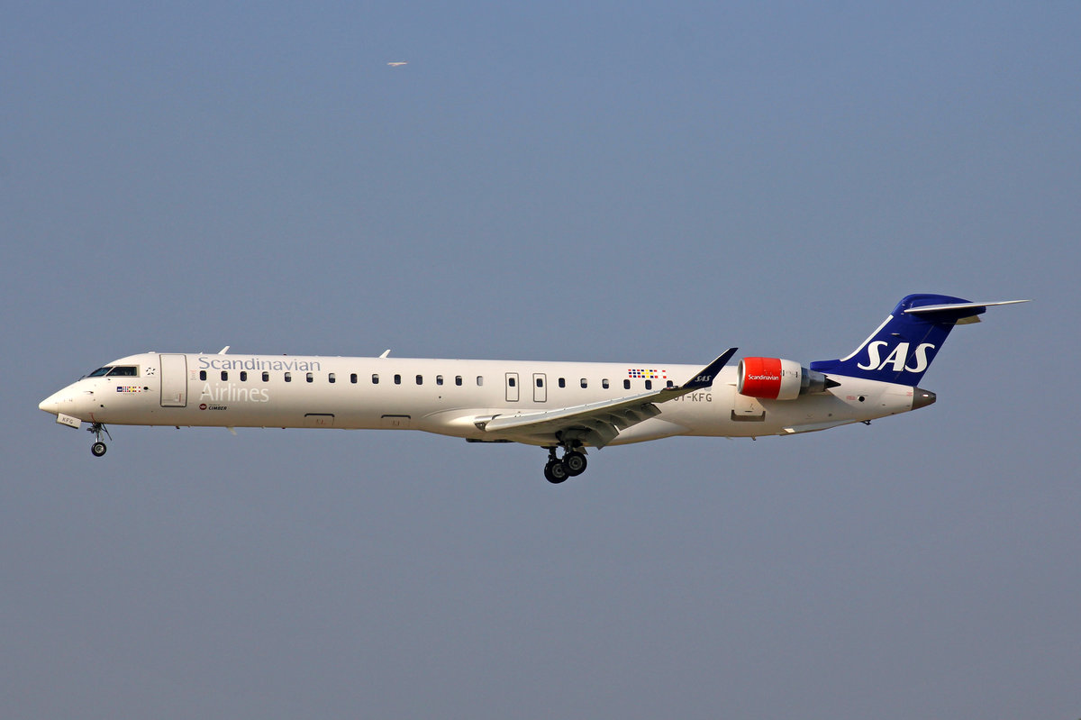 SAS (Operated by Cimber), OY-KFG, Bombardier CRJ-900,  Maria Viking , 31.August 2016, ZRH Zürich, Switzerland.