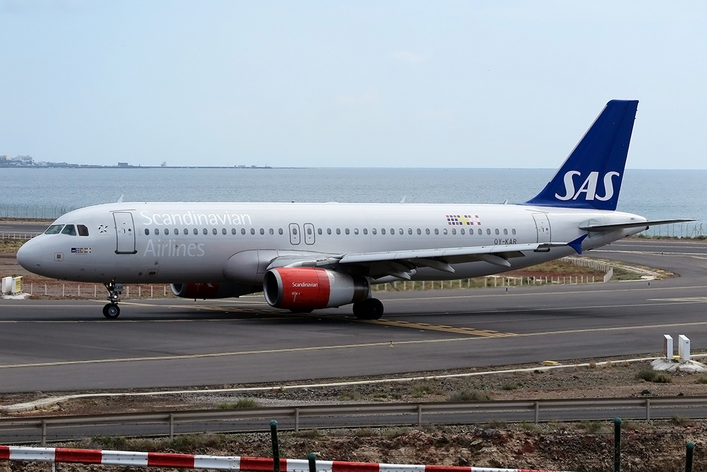 SAS, OY-KAR, Airbus, A320-232, 21.03.2015, ACE, Arrecife, Spain 


