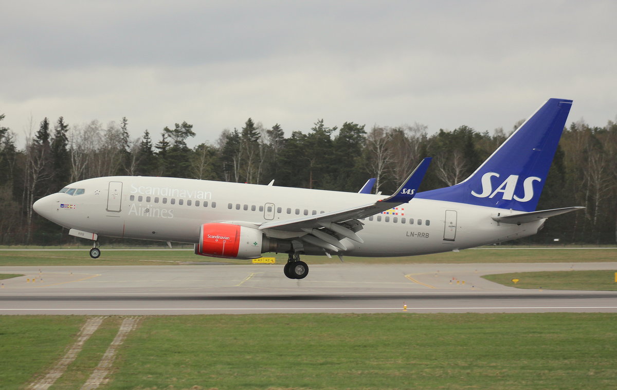 SAS Scandinavian Airlines, LN-RRB,MSN 32276,Boeing 737-783,12.04.2017, GDN-EPGD, Gdansk, Polen (Name:Dag Viking) 