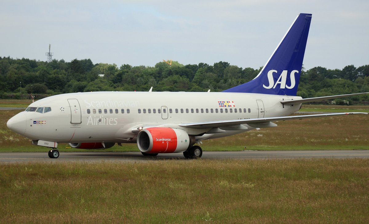 SAS Scandinavian Airlines, LN-RRD,MSN 28301, Boeing 737-683,18.06.2017, HAM-EDDH, Hamburg, Germany (Name: Embla Viking) 