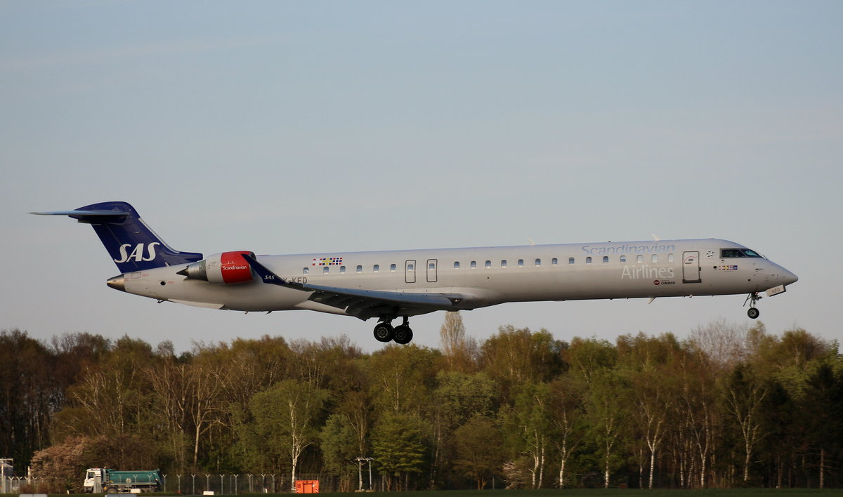 SAS Scandinavian Airlines, OY-KFD, (c/n 15221),Canadair Regional Jet CRJ900ER, 02.05.2016, HAM-EDDH, Hamburg, Germany (Name: Estrid Viking) 