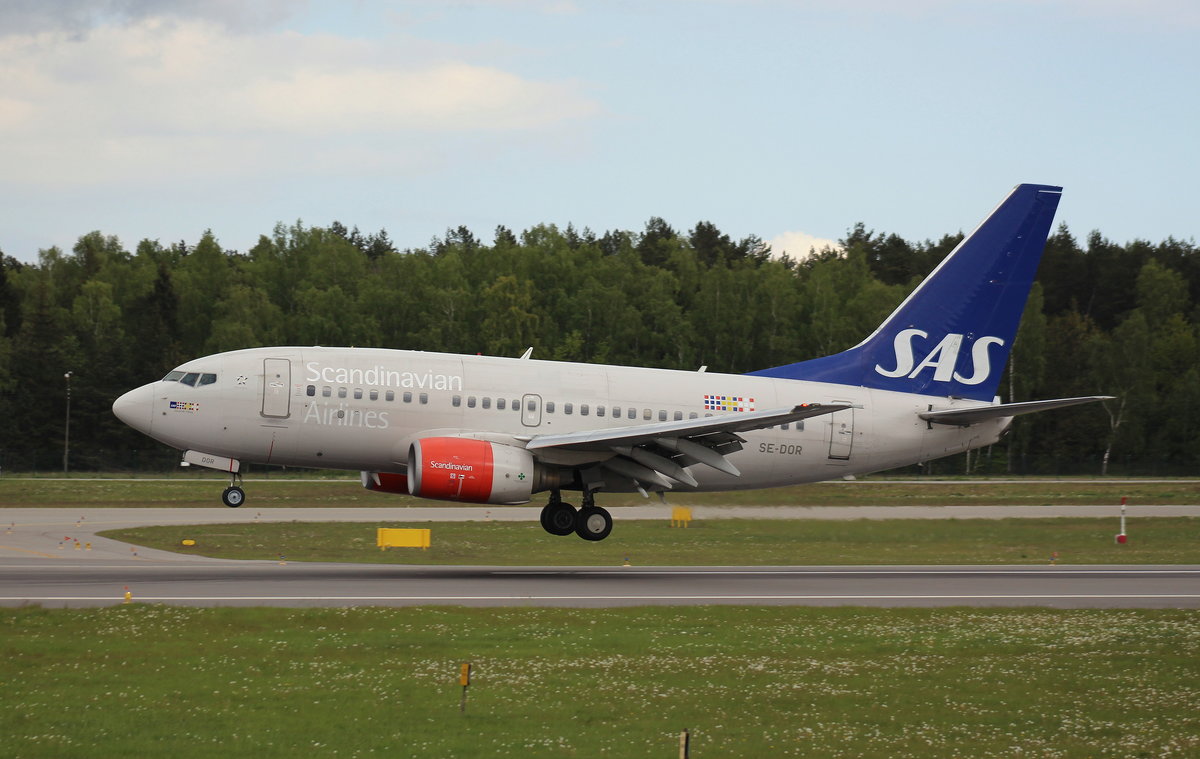 SAS Scandinavian Airlines, SE-DOR, (c/n 28305),Boeing 737-683, 18.05.2016, GDN-EPGD, Gdansk, Polen (Name: Elisabeth Viking) 