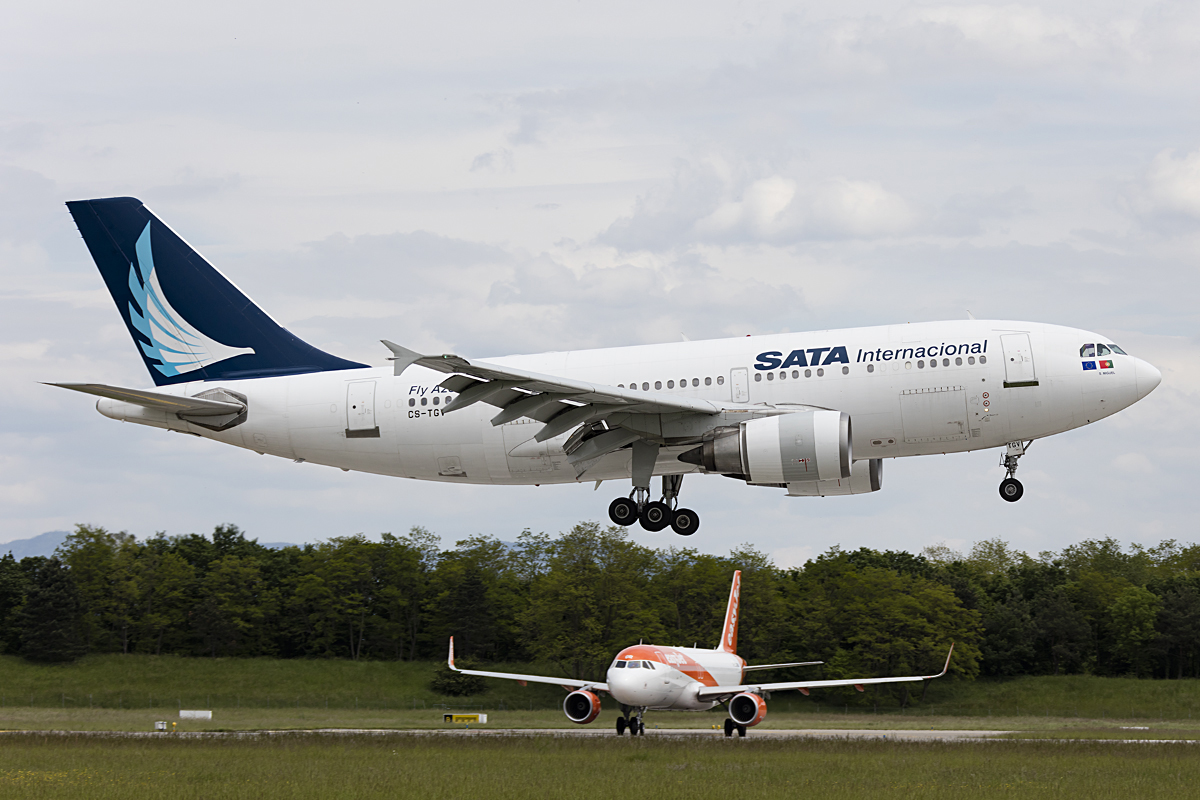 Sata, CS-TGV, Airbus, A310-304, 18.05.2016, BSL, Basel, Switzerland



