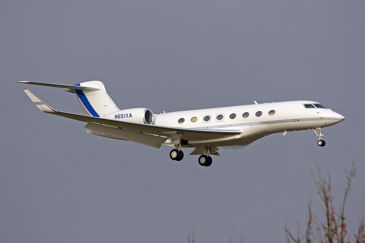 Saudi ARAMCO Aviation, N651XA, Gulfstream G650ER, msn: 3211, 21.Januar 2019, ZRH Zürich, Switzerland.
