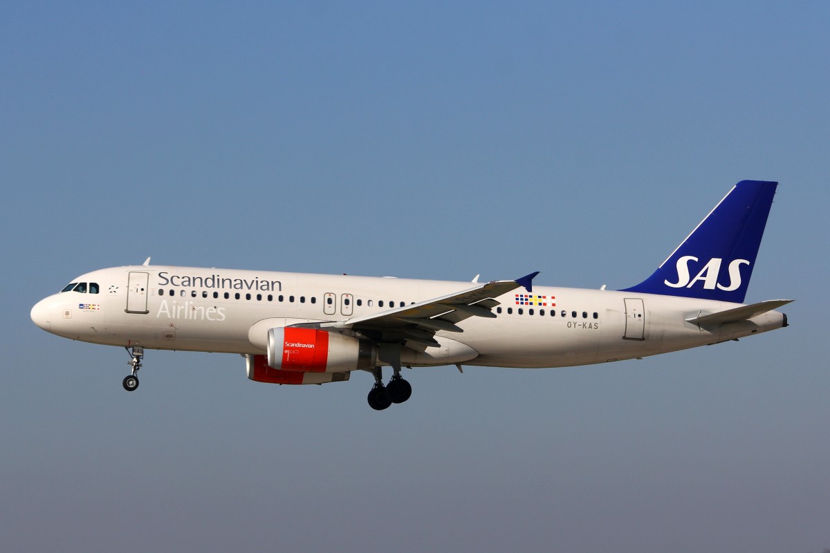 Scandinavian Airlines, OY-KAS, Airbus A320-232, 24.April 2015, ZRH  Zürich, Switzerland.