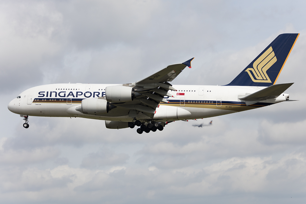 Singapore Airlines, 9V-SKR, Airbus, A380-841, 21.05.2016, FRA, Frankfurt, Germany 


