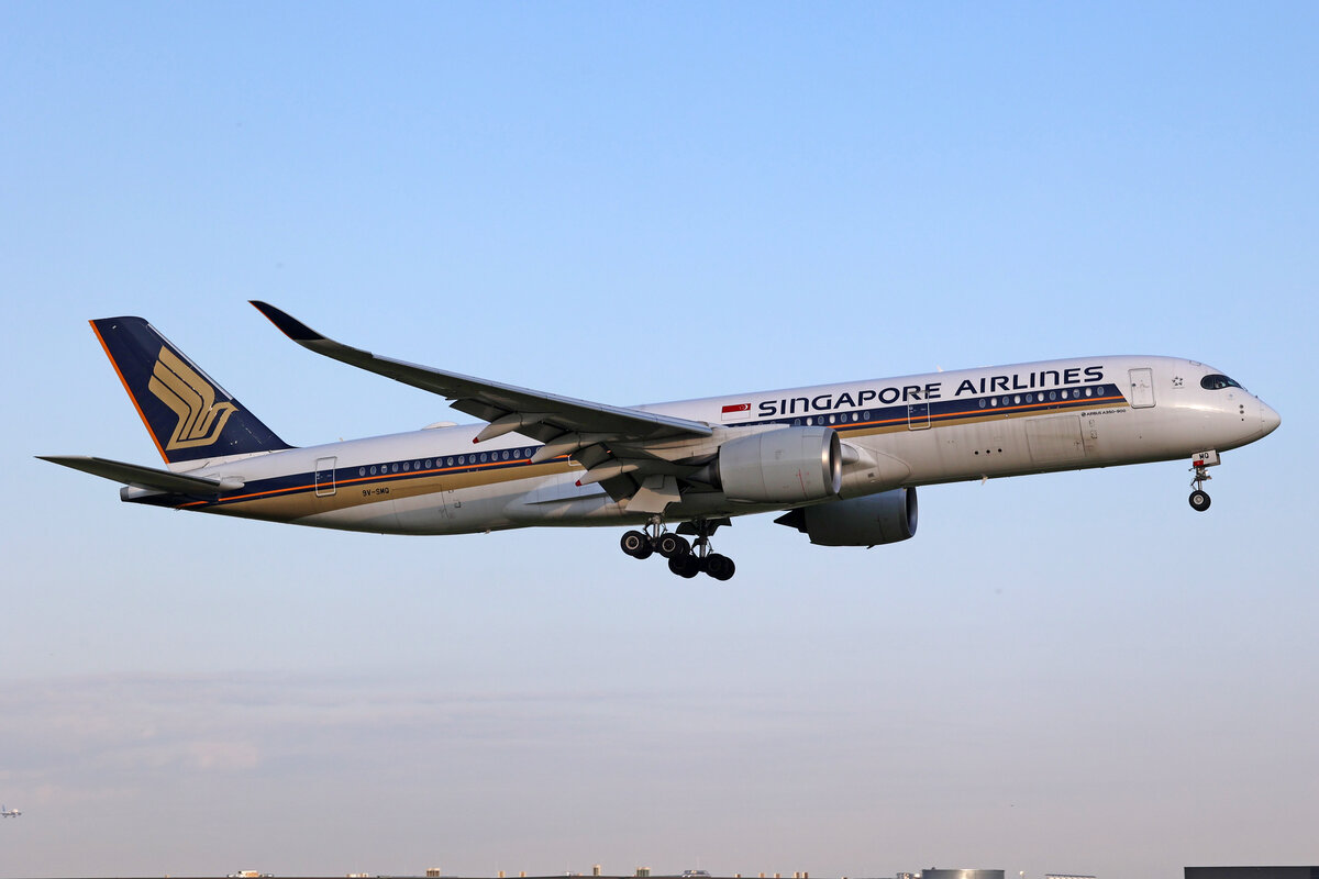 Singapore Airlines, 9V-SMQ, Airbus A350-941, msn: 133, 20.Mai 2023, AMS Amsterdam, Netherlands.