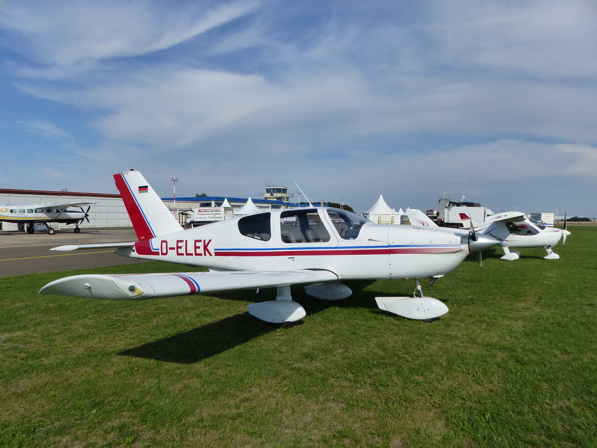 Socata TB-10 Tobago, D-ELEK auf dem Flugplatz Gera-Leumnitz (EDAJ) am 8.9.2018