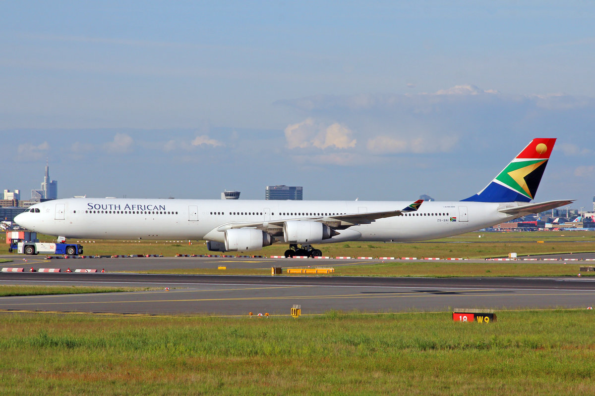 South African Airways, ZS-SNI, Airbus A340-642, 20.Mai 2017, FRA Frankfurt am Main, Germany.