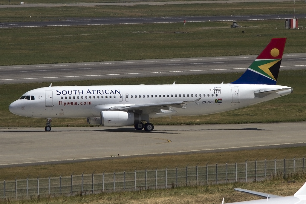 South African, F-WWBD > ZS-SZE, Airbus, A320-232, 05.06.2014, TLS, Toulouse, France 



