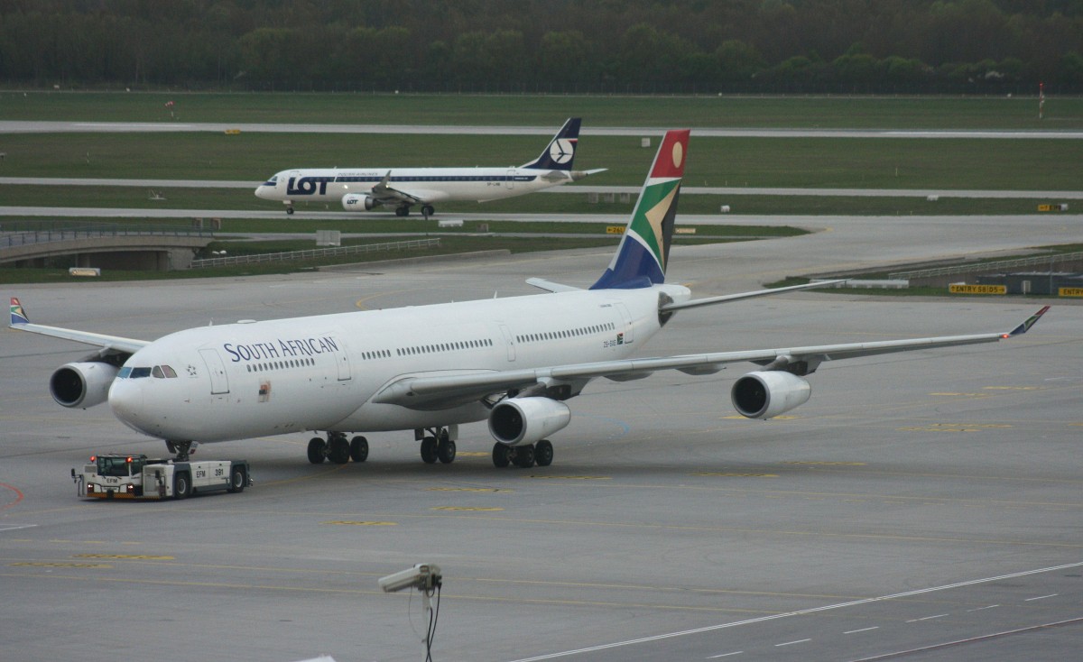 South African,ZS-SXE,(c/n 646),Airbus A340-313,22.04.2015,MUC-EDDM,München,Germany