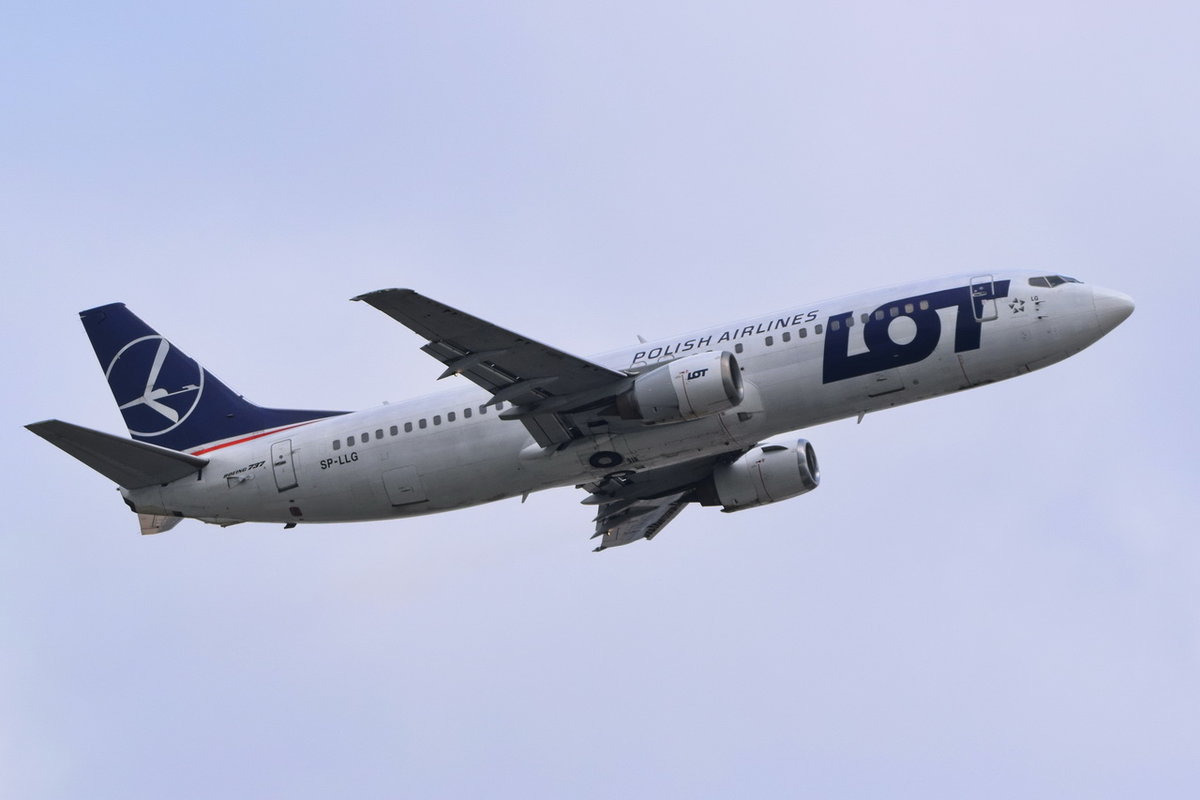 SP-LLG LOT - Polish Airlines Boeing 737-45D  , MUC , 11.05.2018