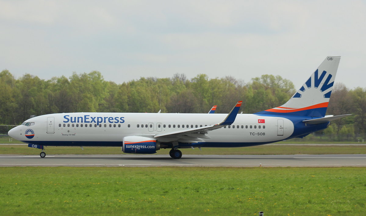 Sun Express, TC-SOB,MSN 61175,Boeing 737-8HC(WL), 03.05.2017, HAM-EDDH, Hamburg, Germany 