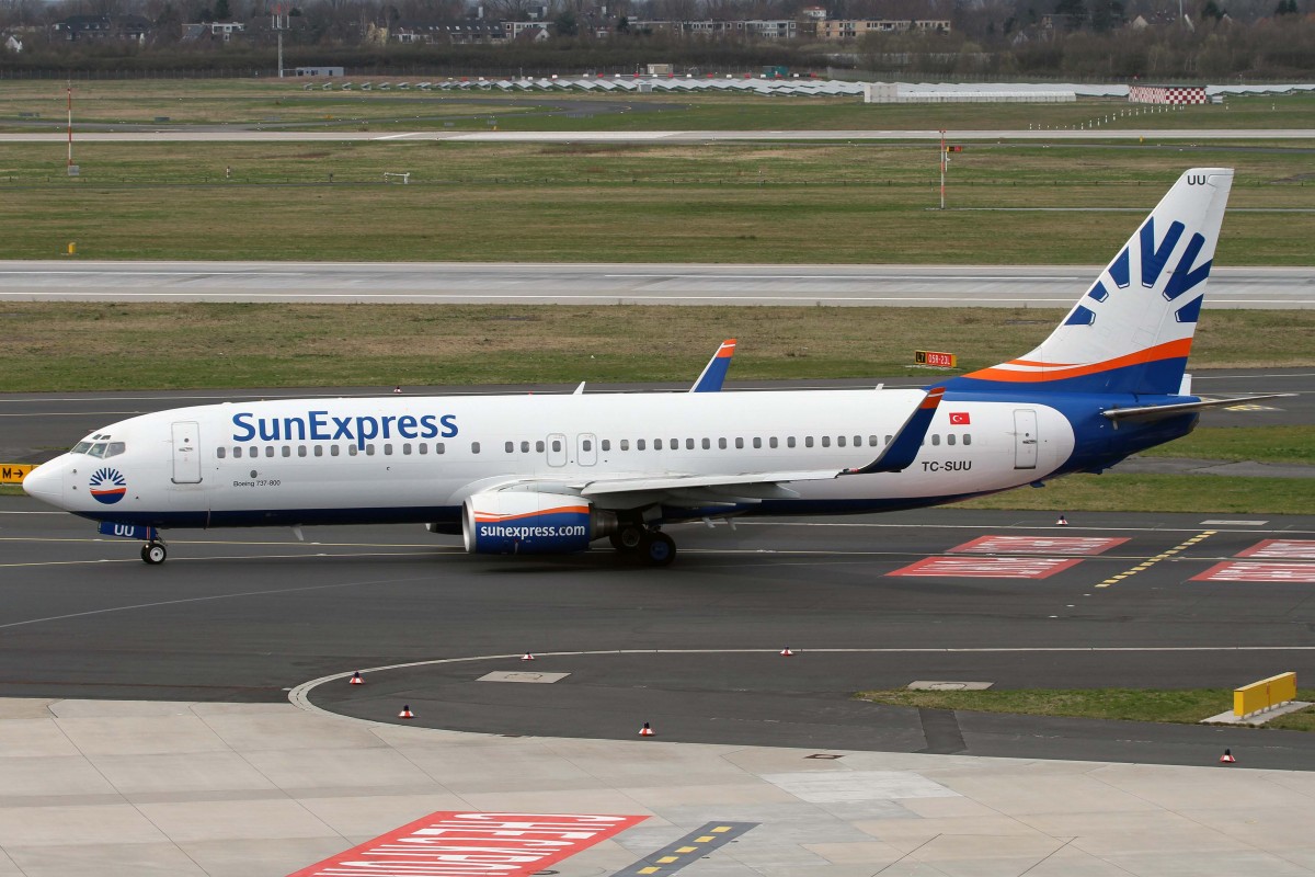 SunExpress, TC-SUU, Boeing, 737-86Q, 03.04.2015, DUS-EDDL, Düsseldorf, Germany
