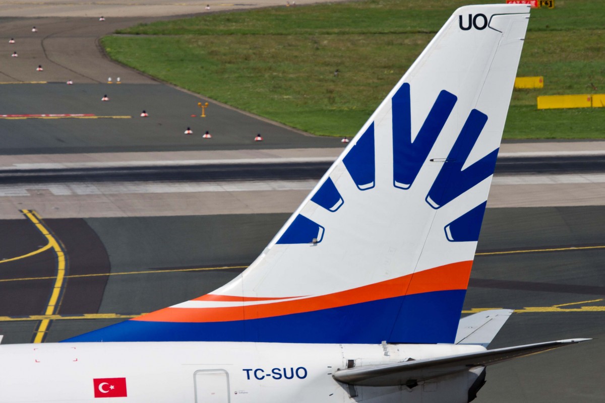 SunExpress (XQ-SXS), TC-SUO, Boeing, 737-86Q wl (Seitenleitwerk/Tail), 22.08.2015, DUS-EDDL, Düsseldorf, Germany