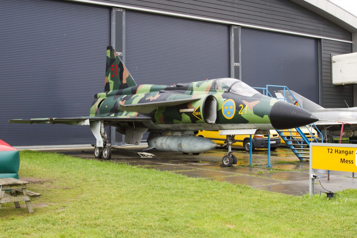 Sweden - Air Force, 51-21, Saab, AJSH-37  Viggen , 09.05.2014, Avidrome (EHLE-LEY), Lelystad, Niederlande