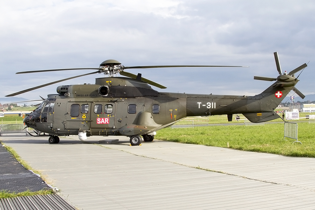 Swiss Air Force, T-311, Aerospatiale, TH86 Super Puma, 29.08.2014, LSMP, Payerne, Switzerland 




