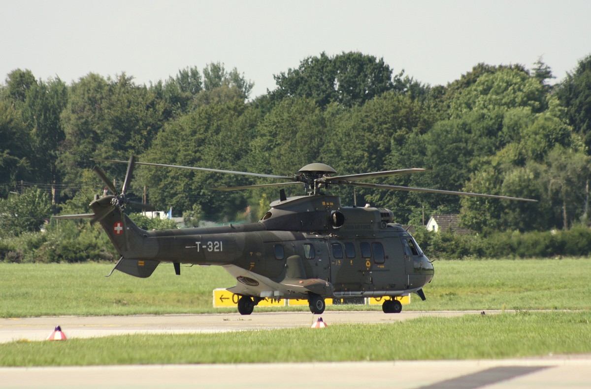 Swiss Air Force, T -321, (c/n 2353, Eurocopter AS -332 M1 Super Puma, 22.08.2015, HAM-EDDH, Hamburg, Germany (Airport Days Hamburg 2015) 