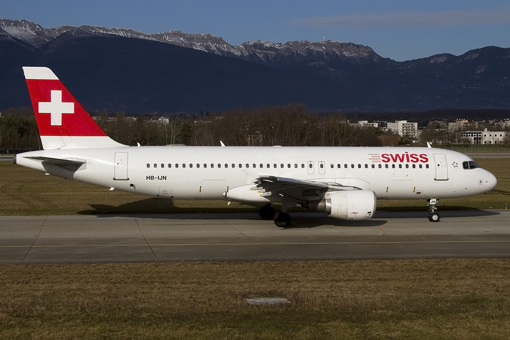 Swiss, HB-IJN, Airbus, A320-214, 13.01.2015, GVA, Geneve, Switzerland 





