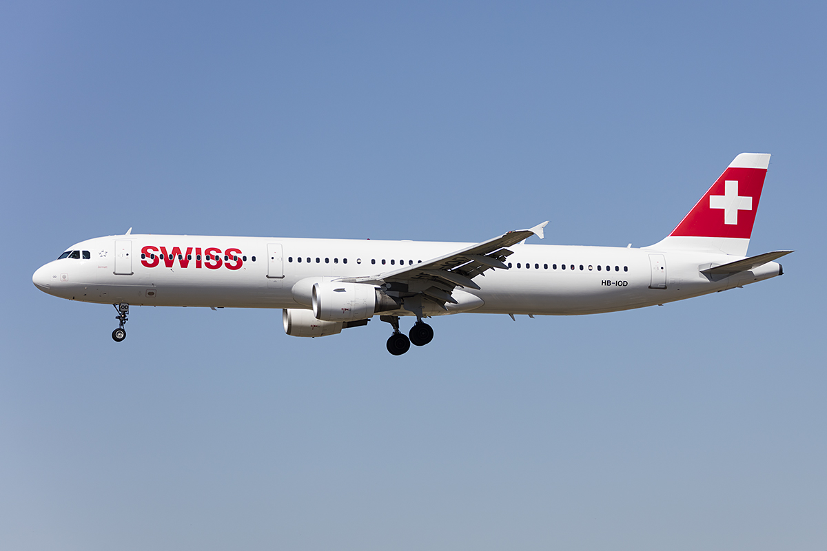 Swiss, HB-IOD, Airbus, A321-111, 13.09.2017, BCN, Barcelona, Spain





