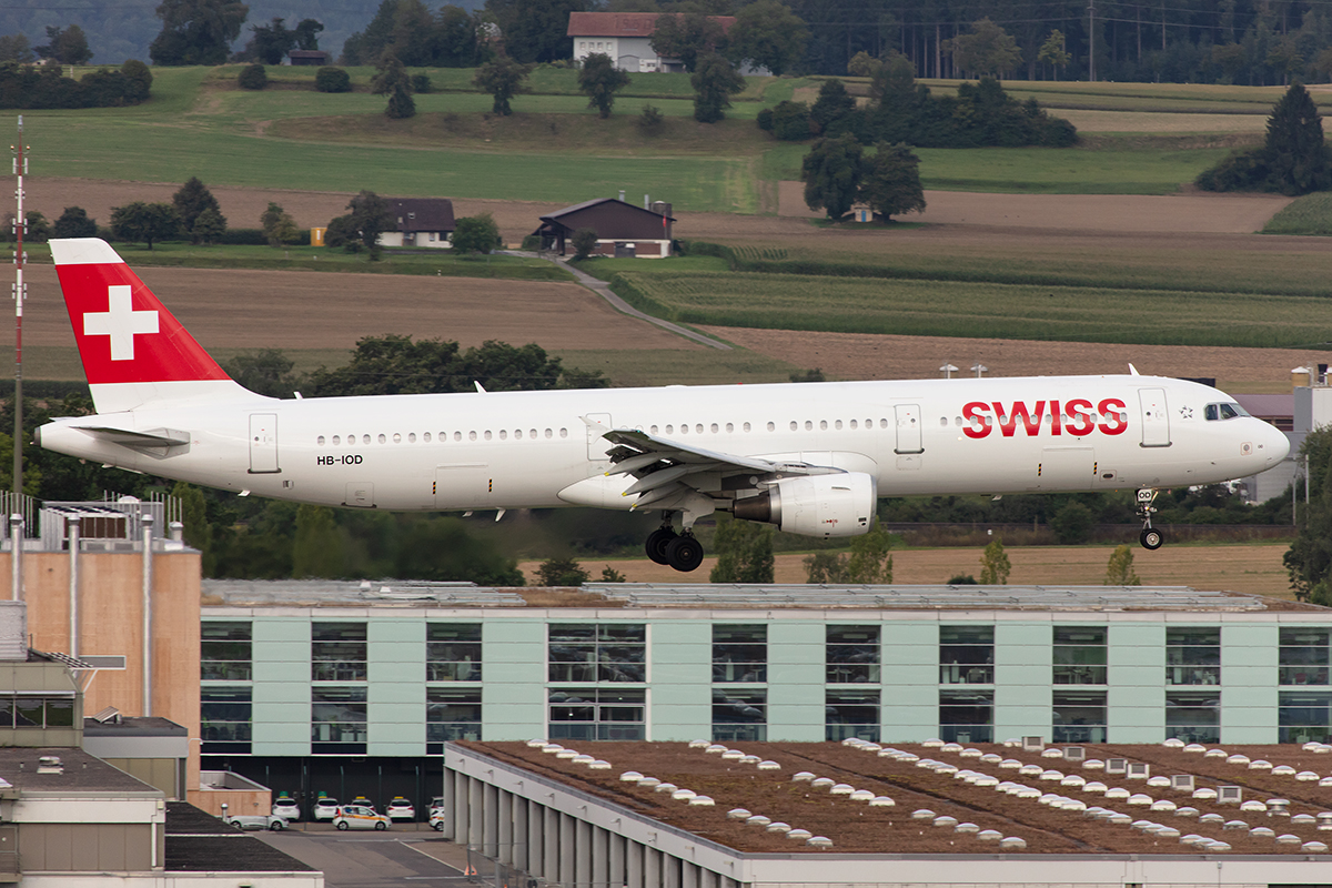 Swiss, HB-IOD, Airbus, A321-111, 17.08.2019, ZRH, Zürich, Switzerland


