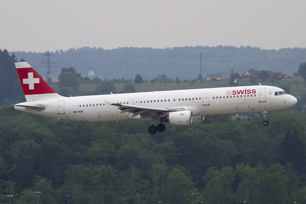 Swiss, HB-IOK, Airbus, A321-111, 24.05.2015, ZRH, Zürich, Switzerland


