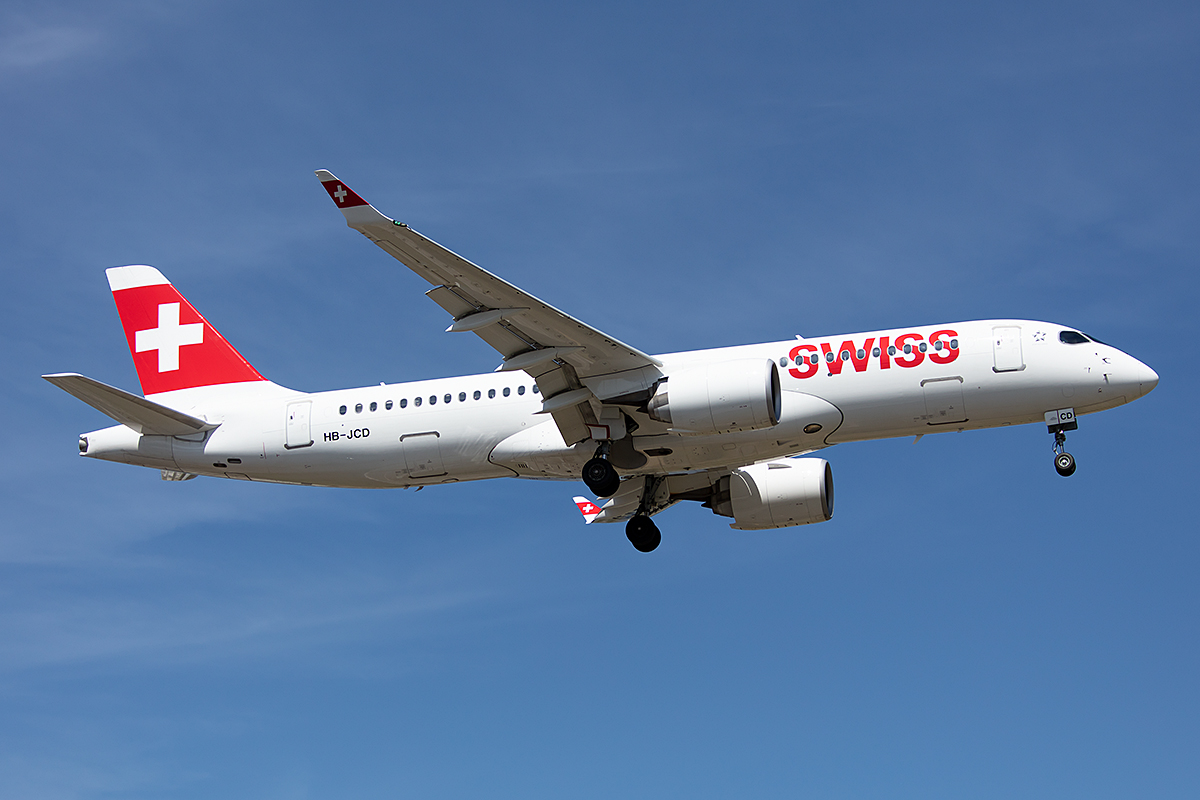 Swiss, HB-JCC, Airbus, A220-300, 01.08.2019, GVA, Geneve, Switzerland





