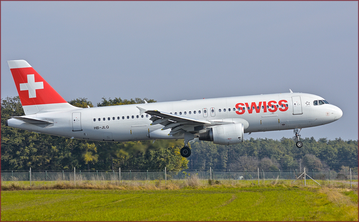 SWISS HB-JLQ; Airbus A320; Maribor Flughafen MBX, Trainingsflug; 23.10.2018