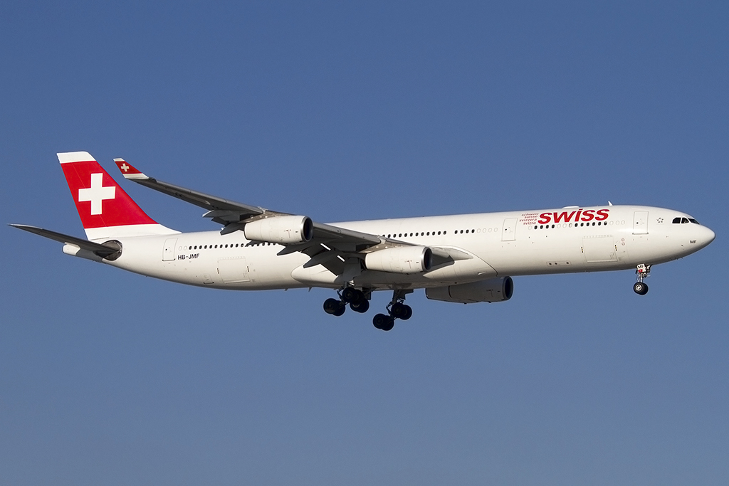 Swiss, HB-JMF, Airbus, A340-313X, 10.02.2015, ZRH, Zürich, Switzerland 



