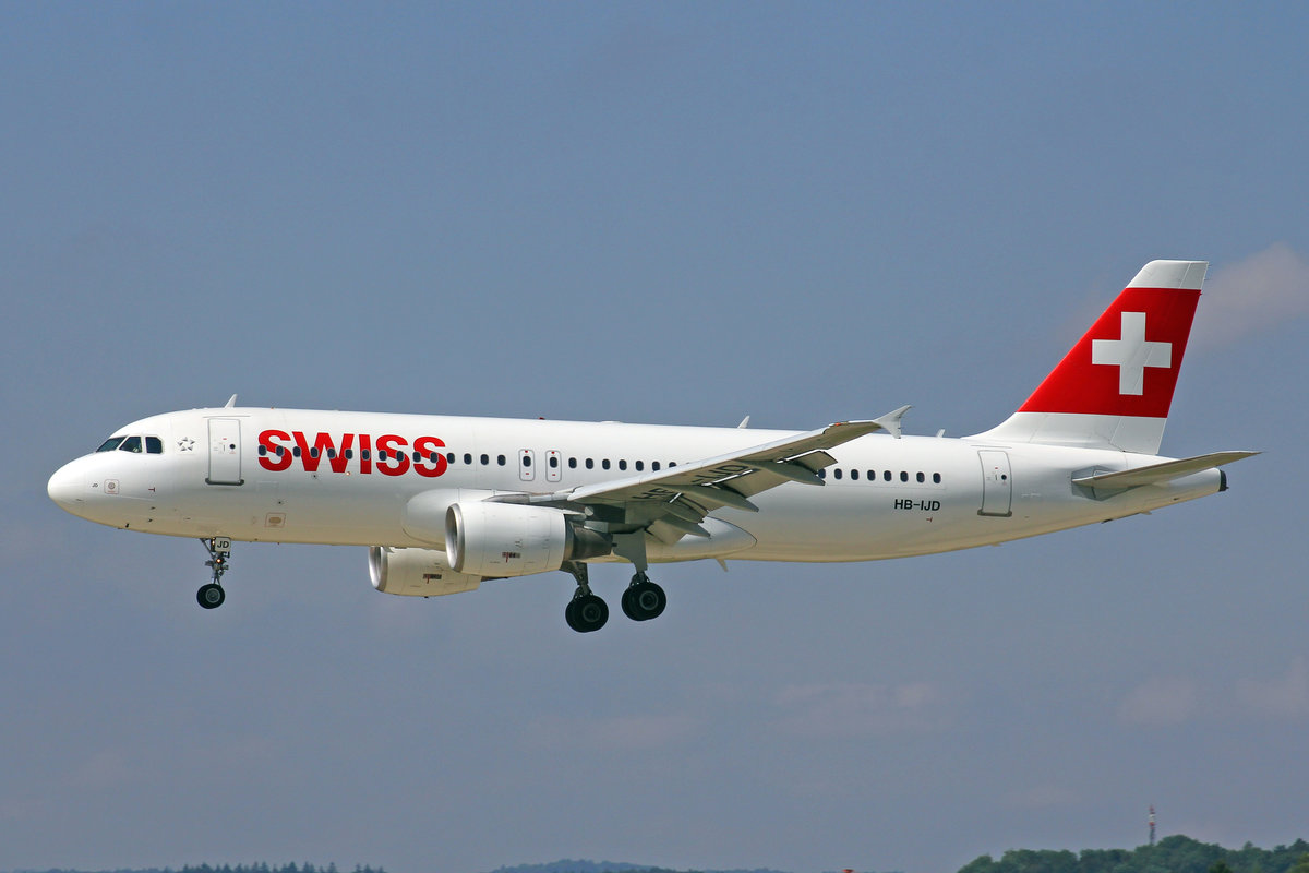 SWISS International Air Lines, HB-IJD, Airbus A320-214, 21.Juli 2017, ZRH Zürich, Switzerland.
