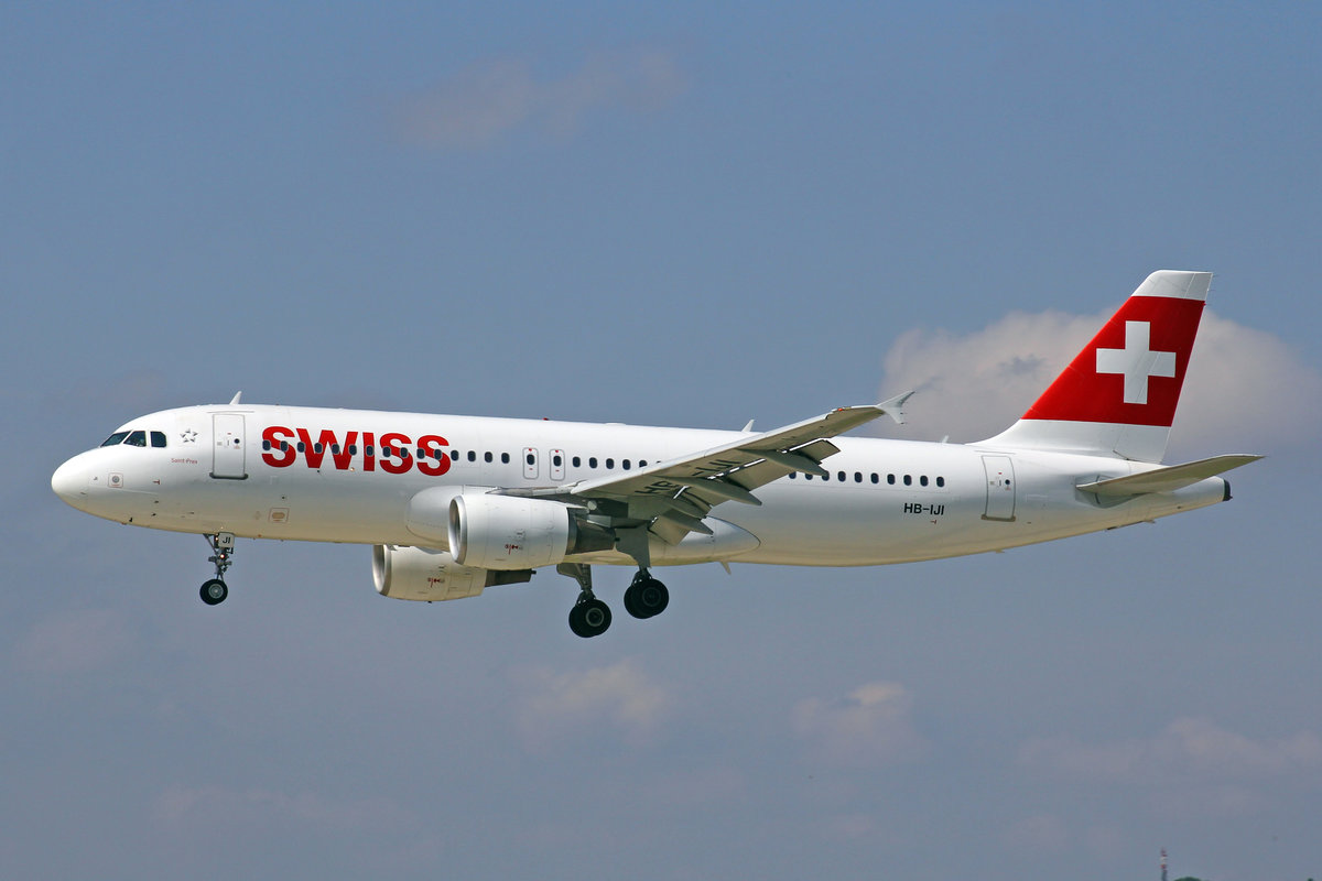 SWISS International Air Lines, HB-IJI, Airbus A320-214,  Saint Prex , 21.Juli 2017, ZRH Zürich, Switzerland.
