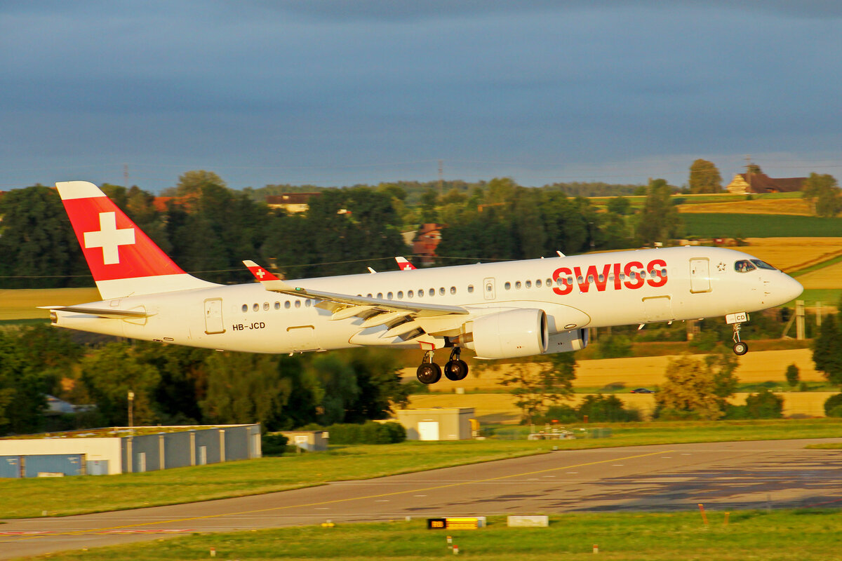 SWISS International Air Lines, HB-JCD, Bombardier CS-300, msn: 55013,  11.Juli 2021, ZRH Zürich, Switzerland