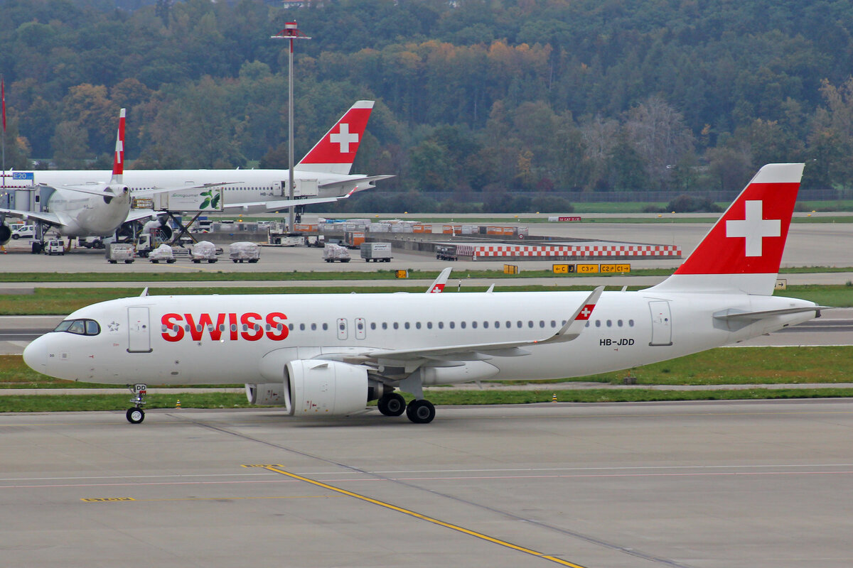 SWISS International Air Lines, HB-JDD, Airbus A320-271N, msn: 10944,  Elm , 10.Oktober 2022, ZRH Zürich, Switzerland.