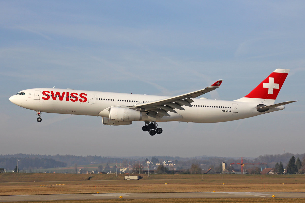 SWISS International Air Lines, HB-JHA, Airbus A330-343X,  Schwyz , 15.März 2017, ZRH Zürich, Switzerland.