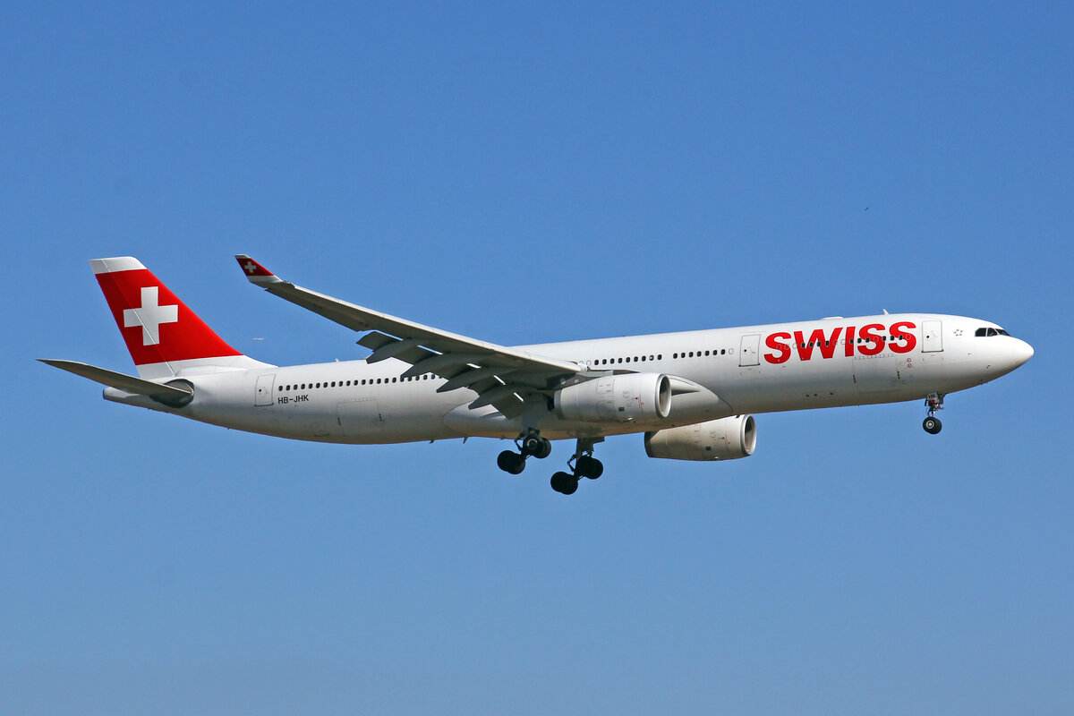 SWISS International Air Lines, HB-JHK, Airbus A330-343X, msn: 1276,  Herisau , 27.Februar 2022, ZRH Zürich, Switzerland.