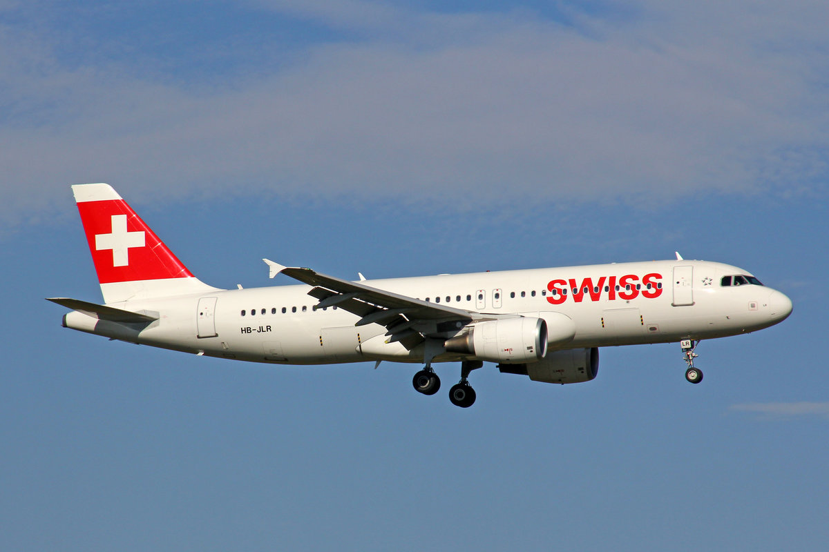 SWISS International Air Lines, HB-JLR, Airbus A320-214,  Bassersdorf , 29.September 2016, ZRH Zrich, Switzerland.
