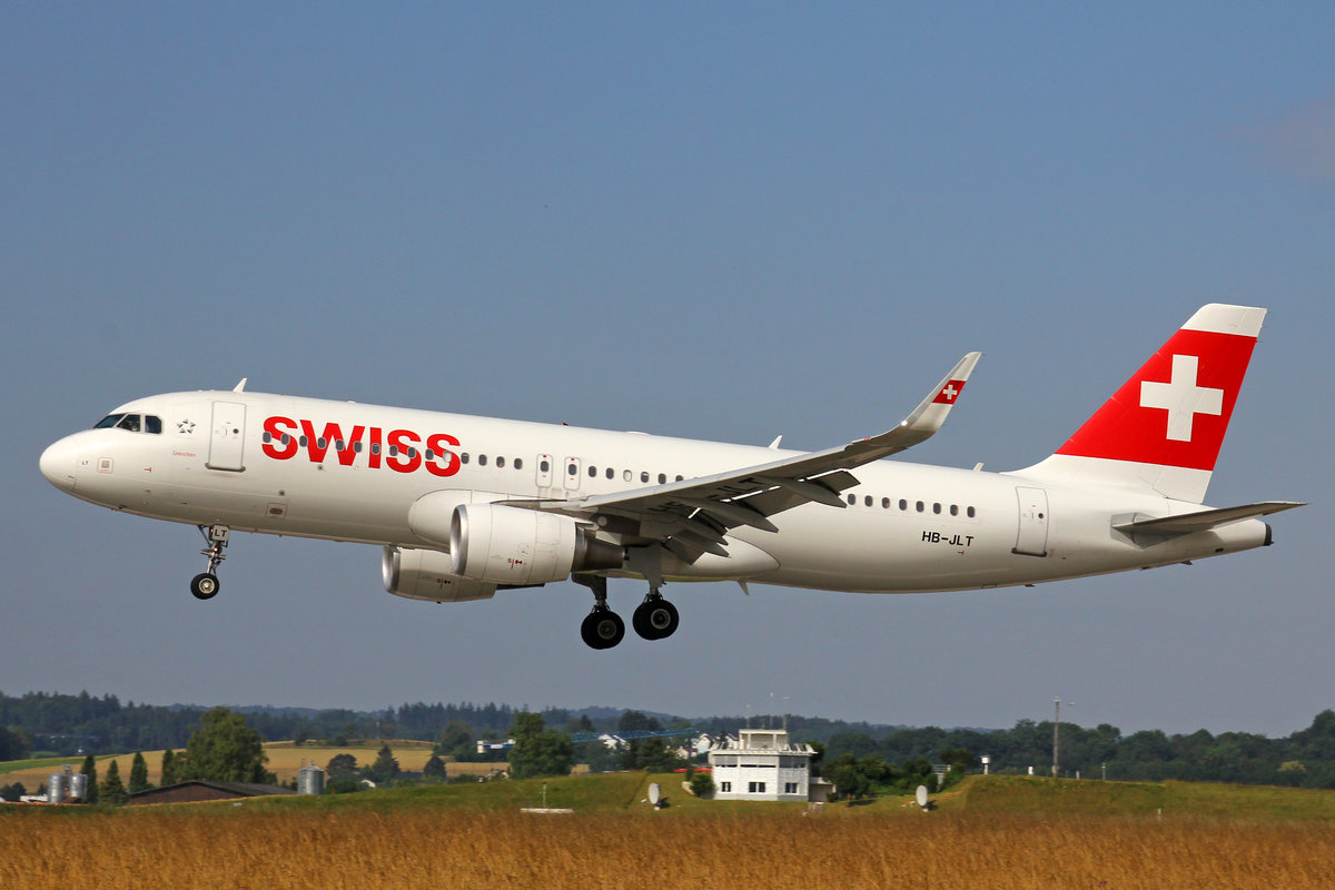 SWISS International Air Lines, HB-JLT, Airbus A320-214 SL,  Grenchen , 09.Juli 2016, ZRH Zrich, Switzerland.