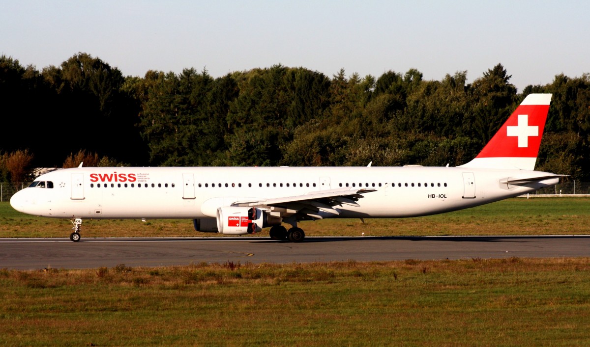 Swiss,HB-IOL,(c/n1144),Airbus A321-111,29.09.2013,HAM-EDDH,Hamburg,Germany