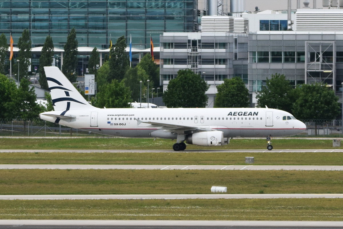 SX-DGJ Aegean Airlines Airbus A320-232  , MUC , 10.05.2018