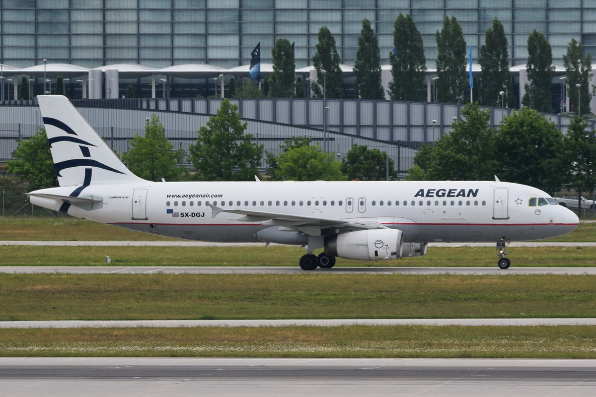 SX-DGJ Aegean Airlines Airbus A320-232  , MUC , 20.05.2018
